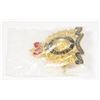 Image 2 : #273 SEALED IN BAG RCMP QEII CAP BADGE INSIGNIA