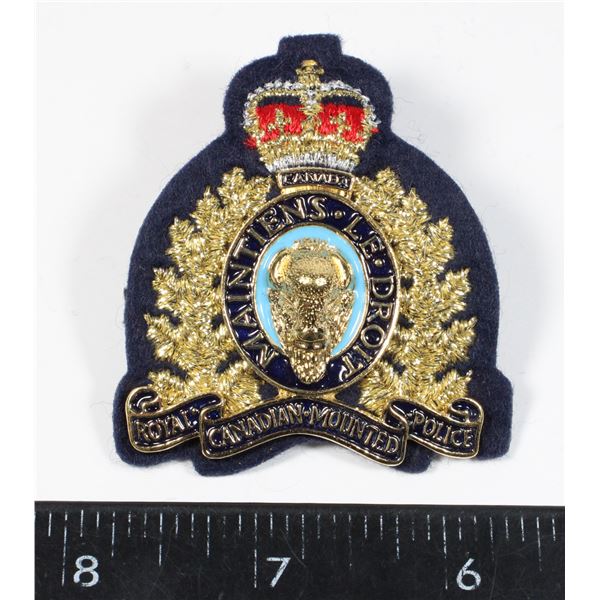 #275 OFFICERS RCMP CAP BADGE VARIATION