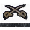 Image 1 : #280  EARLY RCMP DRILL INSTRUCTOR BADGE GOLD WIRE