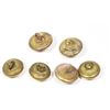 Image 2 : #288  SET 6 RCMP KINGS CROWN BUTTONS SCULLY