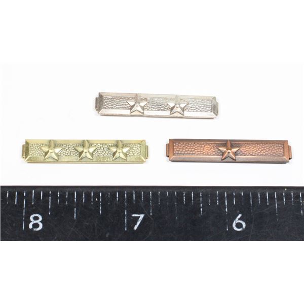 #296 RCMP LONG SERVICE MEDAL THREE CLASPS GOLD