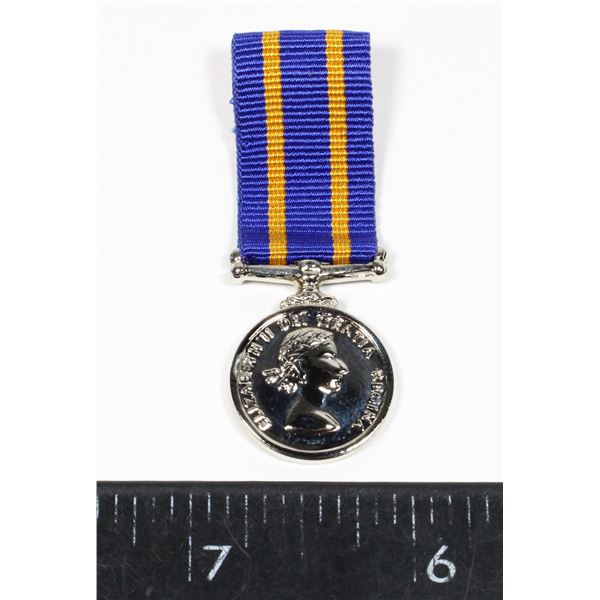 #297 MINIATURE QEII  RCMP LONG SERVICE MEDAL