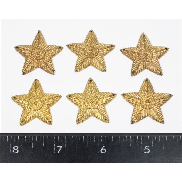 #300 WW2 RCMP SERVICE BADGE STAR LOT OF 6 METAL