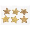 Image 2 : #300 WW2 RCMP SERVICE BADGE STAR LOT OF 6 METAL