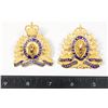 Image 1 : #305 1873-1973 GAUNT NWMP RCMP BADGE SET ENAMEL