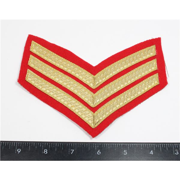 #310 RCMP RANK INSIGNIA CHEVRON SERGEANT