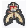 Image 2 : #315 RCMP CROSSED RIFLES BADGE AND CROWN BADGE