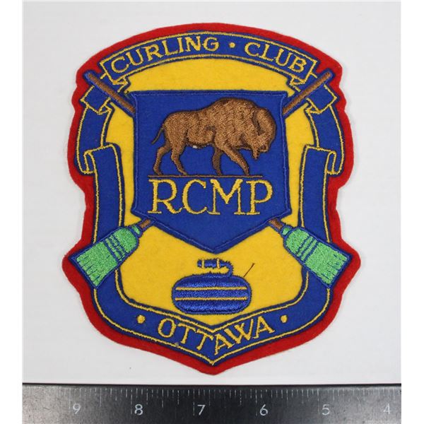 #318 RCMP CURING CLUB OTTAWA PATCH CREST LARGE
