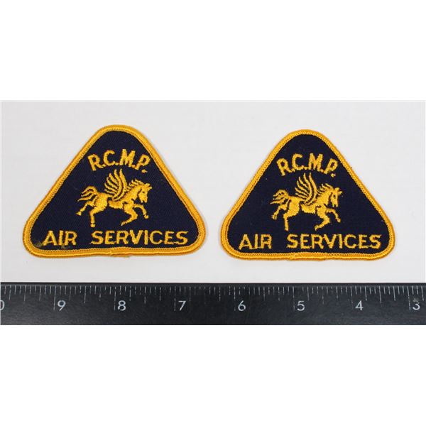 #323 RCMP AIR SERVICES PATCH PAIR