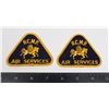 Image 1 : #323 RCMP AIR SERVICES PATCH PAIR