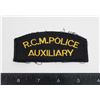 Image 1 : #324 R.C.M.POLICE AUXILIARY PATCH CREST