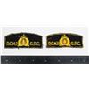Image 1 : #325 RCMP GRC PATCH PAIR LOT OF 2