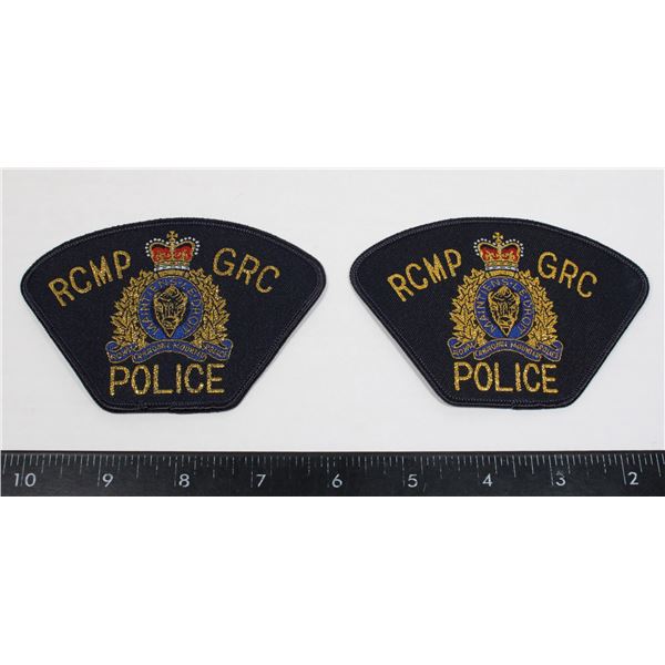 #330  20TH CENTURY RCMP GRC UNIFORM PATCH PAIR