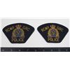 Image 1 : #330  20TH CENTURY RCMP GRC UNIFORM PATCH PAIR