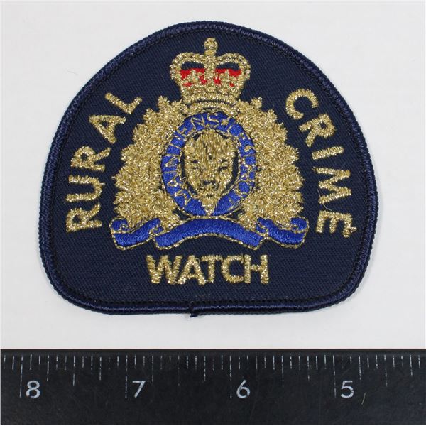 #331  20TH CENTURY RCMP RURAL CRIME WATCH PATCH