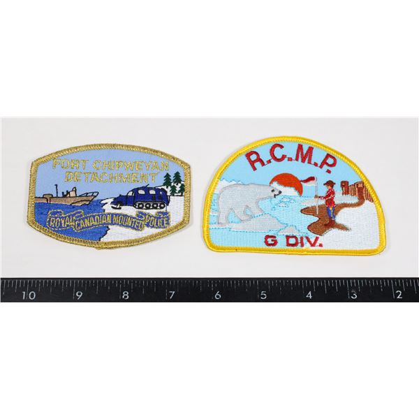 #335 RCMP G DIVISION NTW FORT CHIPWEYAN PATCH LOT