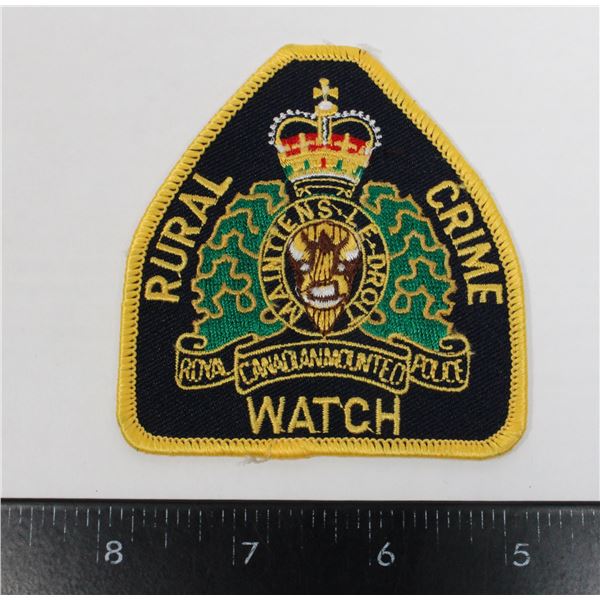 #337 RCMP RURAL CRIME WATCH PATCH VARIATION