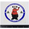 Image 1 : #348 RCMP SGT. SAFETY BEAR UNUSED VINTAGE STICKER