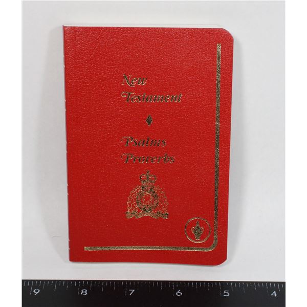 #351 RCMP NEW TESTAMENT PSALMS PROVERBS