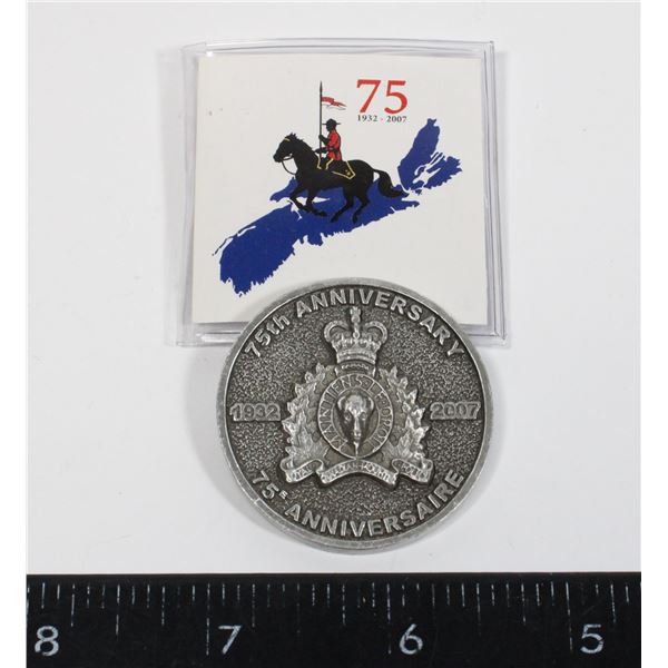#353  2007 RCMP NOVA SCOTIA CHALLENGE COIN