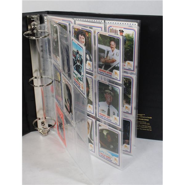 #374 K-9 POLICE + CUSTOMS ASSORTED CARDS IN BINDER