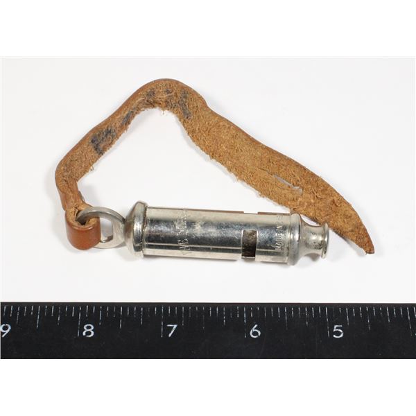 #378 BRITISH BOBBY POLICE WHISTLE METROPOLITAN