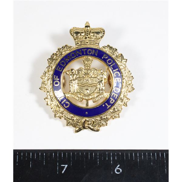 #384 VINTAGE CITY OF EDMONTON POLICE BADGE