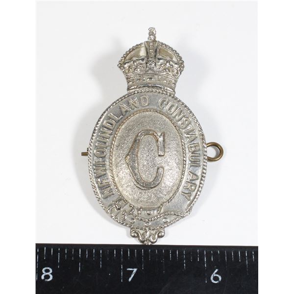 #387 PRE 1952 NEWFOUNDLAND CONSTABULARY BADGE