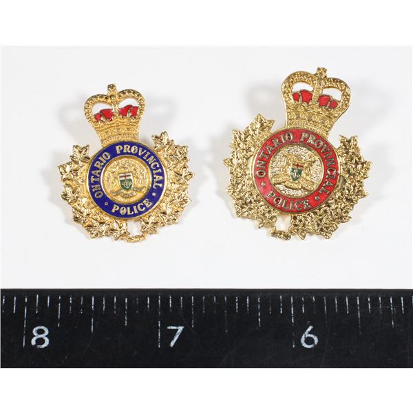 #395 ONTARIO PROVINCIAL POLICE COLLAR VARIANTS