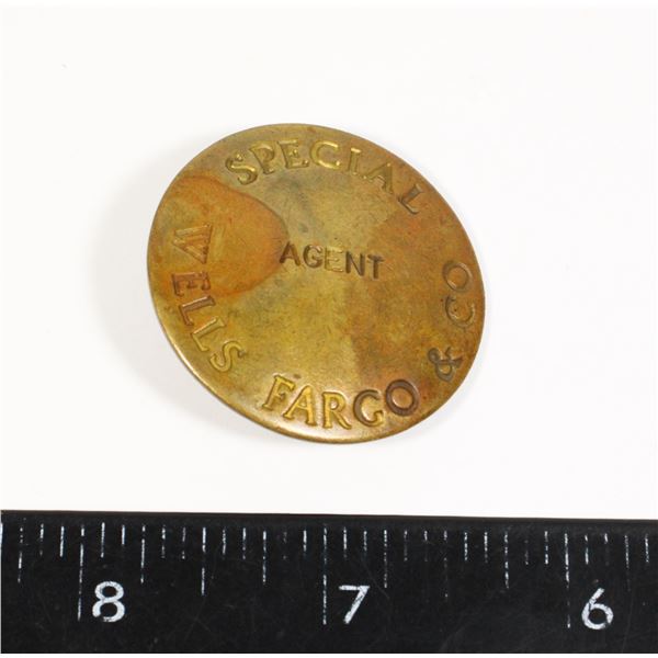 #398 WELLS FARGO & CO SPECIAL AGENT BADGE APPEARS