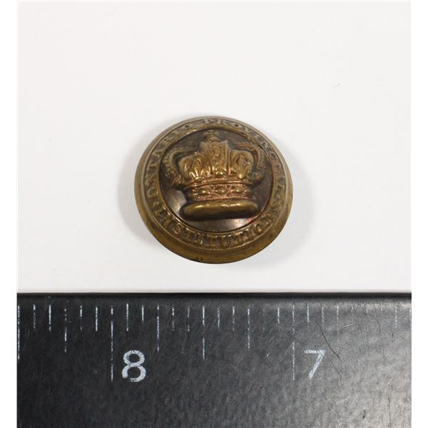 #401 1800'S ONTARIO PROVINCIAL INSTITUTIONS BUTTON