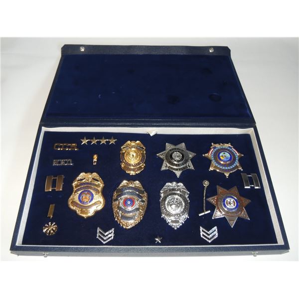 #404 POLICE BADGE SALESMAN SAMPLES BLACKINGTON