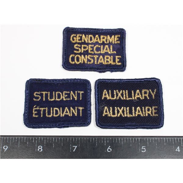 #405 RCMP AUXILIARY STUDENT SPECIAL CONSTABLE LOT