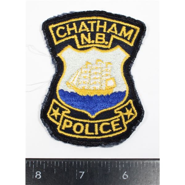 #415 CHATHAM NEW BRUNSWICK POLICE PATCH CANADA