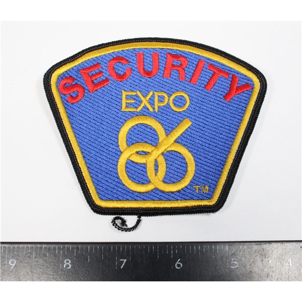 #417 VANCOUVER EXPO 86 SECURITY PATCH 1986