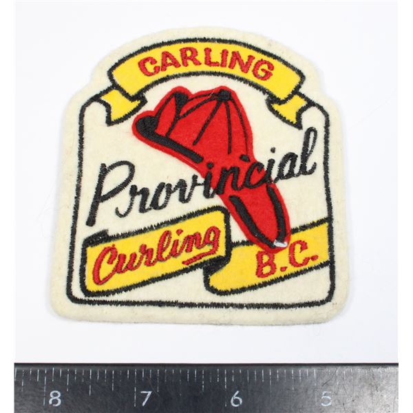 #418 CARLING PROVINCIAL CURLING BC FIREFIGHTER