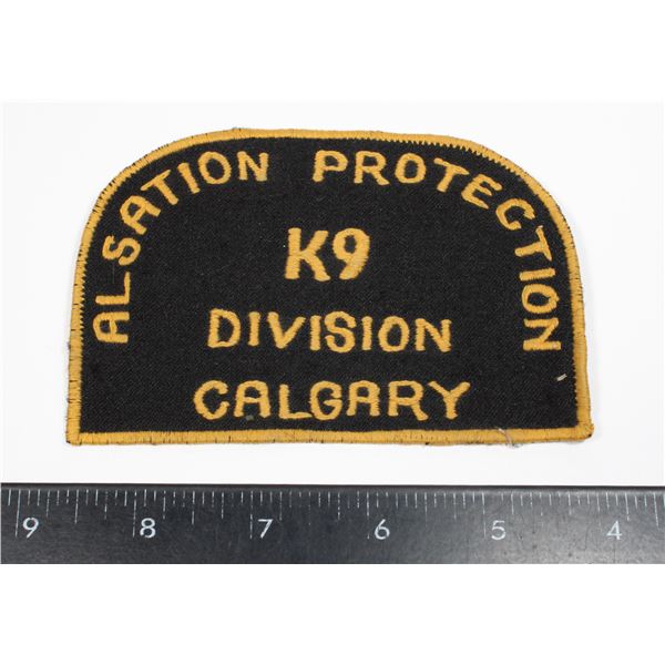 #422 ALSATION PROTECTION K9 DIVISION CALGARY PATCH