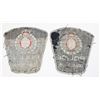 Image 2 : #428 POLICE EDMONTON 1900'S PATCH CREST PAIR