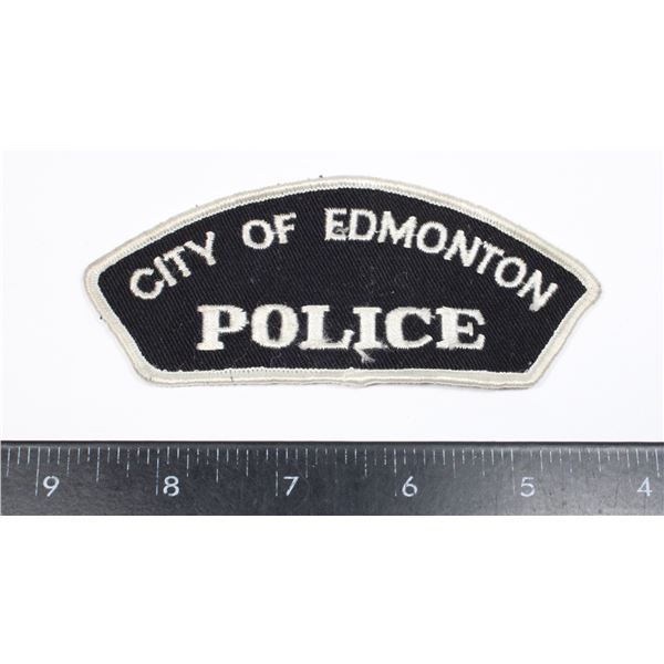 #430 CITY OF EDMONTON POLICE PATCH CREST 1900'S