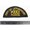 Image 1 : #431 CITY OF LETHBRIDGE POLICE FORCE PATCH ALBERTA