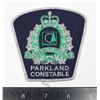 Image 1 : #433 PARKLAND CONSTABLE ALBERTA POLICE PATCH