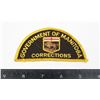 Image 1 : #448 GOVERNMENT OF MANITHOBA CORRECTIONS PATCH