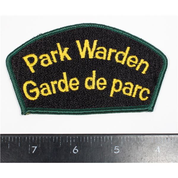 #457 CANADIAN PARK WARDEN PATCH BILINGUAL