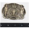 Image 1 : #467 SEALED RCMP BELT BUCKLE EDMONTON ALBERTA