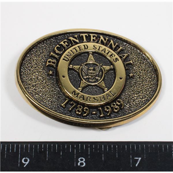 #475 UNITED STATES MARCHAL BICENTENNIAL BUCKLE