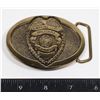 Image 1 : #476 US MARINE CORPS MILITARY POLICE BELT BUCKLE