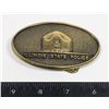 Image 1 : #478 ILLINOIS STATE POLICE BELT BUCKLE SOLID BRASS