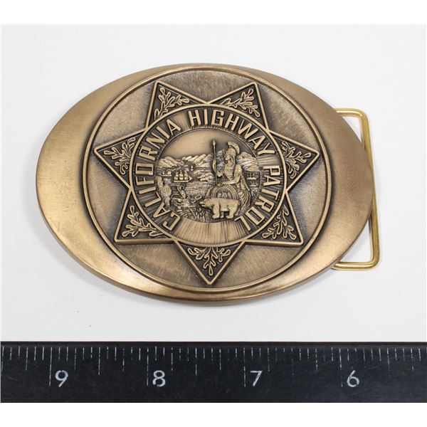 #480 CALIFORNIA HIGHWAY PATROL BELT BUCKLE