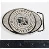 Image 1 : #484 FLORIDA HIGHWAY PATROL BELT BUCKLE TBW USA