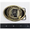 Image 1 : #487 MISSISSIPPI HIGHWAY PATROL BELT BUCKLE 1988